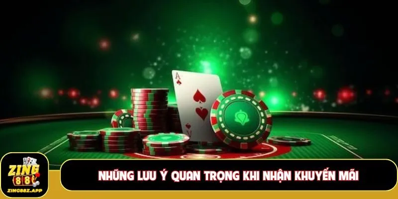 Những lưu ý quan trọng khi nhận khuyến mãi